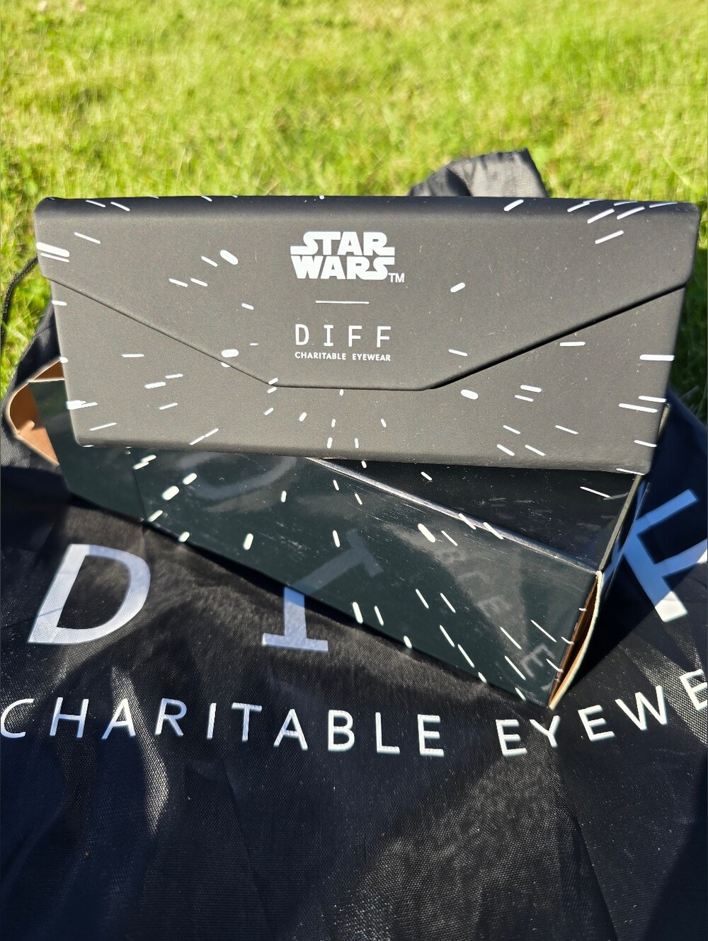 NIB! DIFF Eyewear, UNISEX, Anakin, Galactic Brushed Silver/Space Gray Lenses - Picture 10 of 15